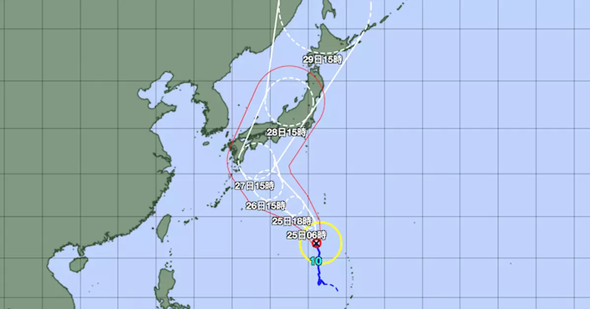 珊珊增強為強烈風暴逼近日本 氣象廳料8.27接近東及西部