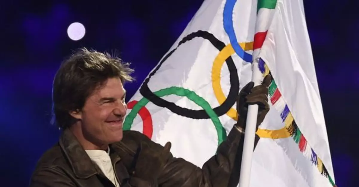 巴黎奧運直擊│影星湯告魯斯現身奧運閉幕式　參與洛杉磯表演環節