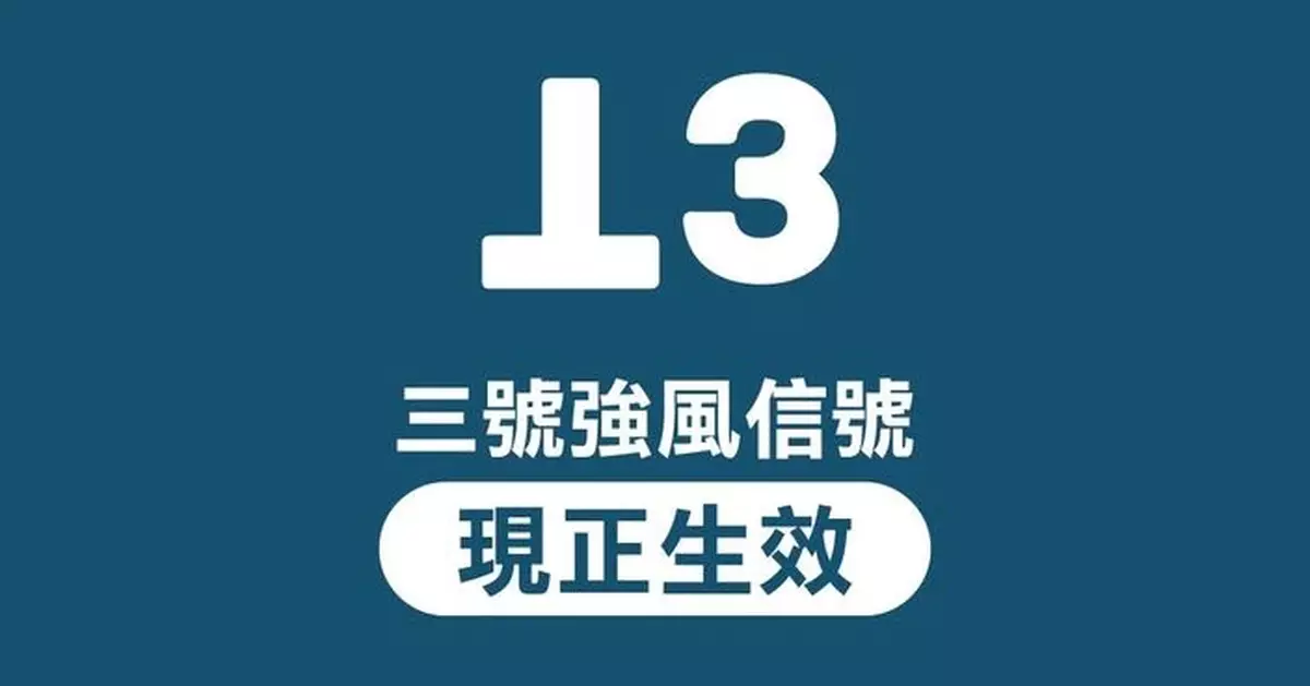 天氣|天文台改發3號強風信號