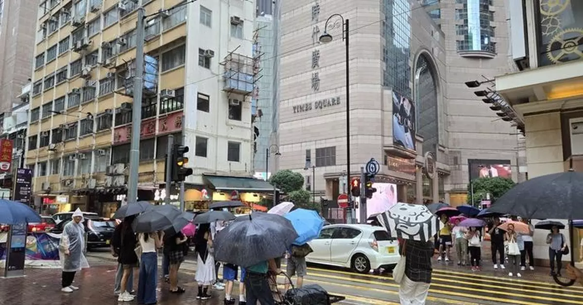 天文台指未來一兩小時本港廣泛地區可能受大雨影響