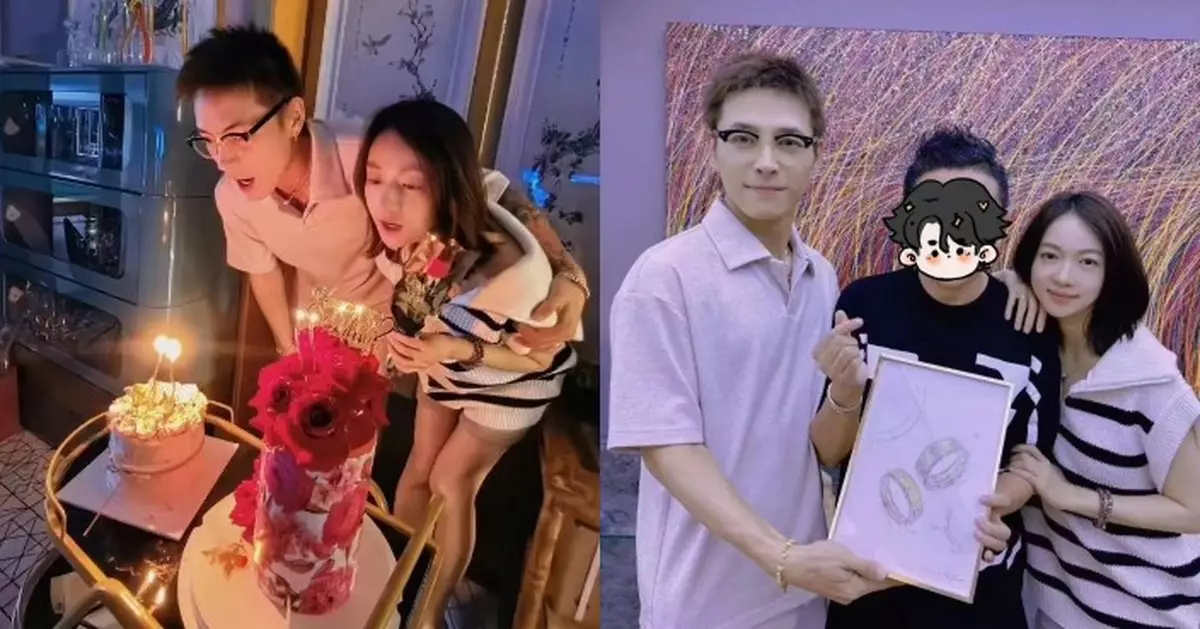 吳謹言洪堯新婚派對照流出 婚戒設計圖意外遭曝光