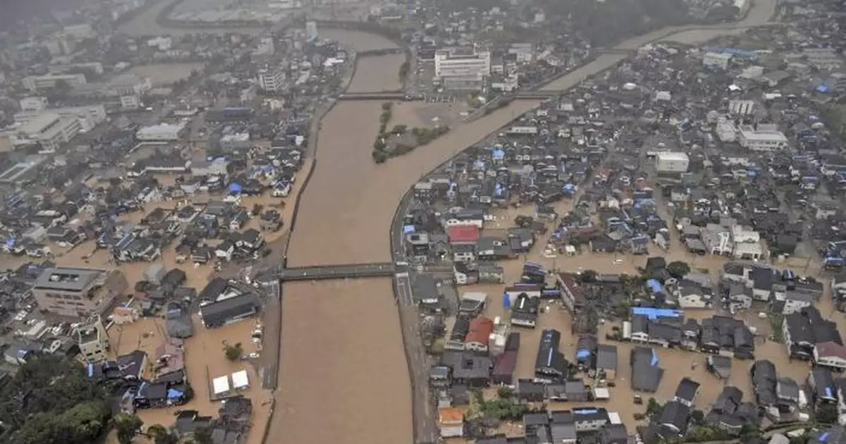 暴雨襲日韓 　日本石川縣至少3人失蹤近6500戶停電