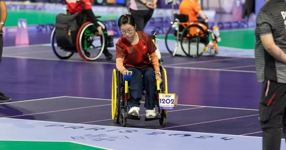 巴黎殘奧｜港隊楊曉林不敵英國選手　硬地滾球個人賽無緣四強