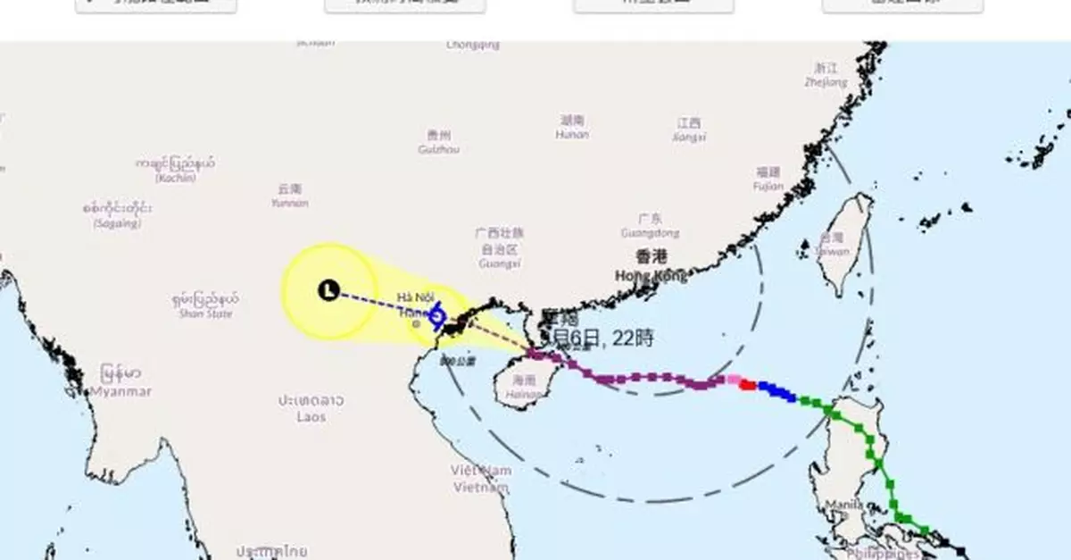 天文台：摩羯正逐漸遠離香港　本港風力正逐步減弱