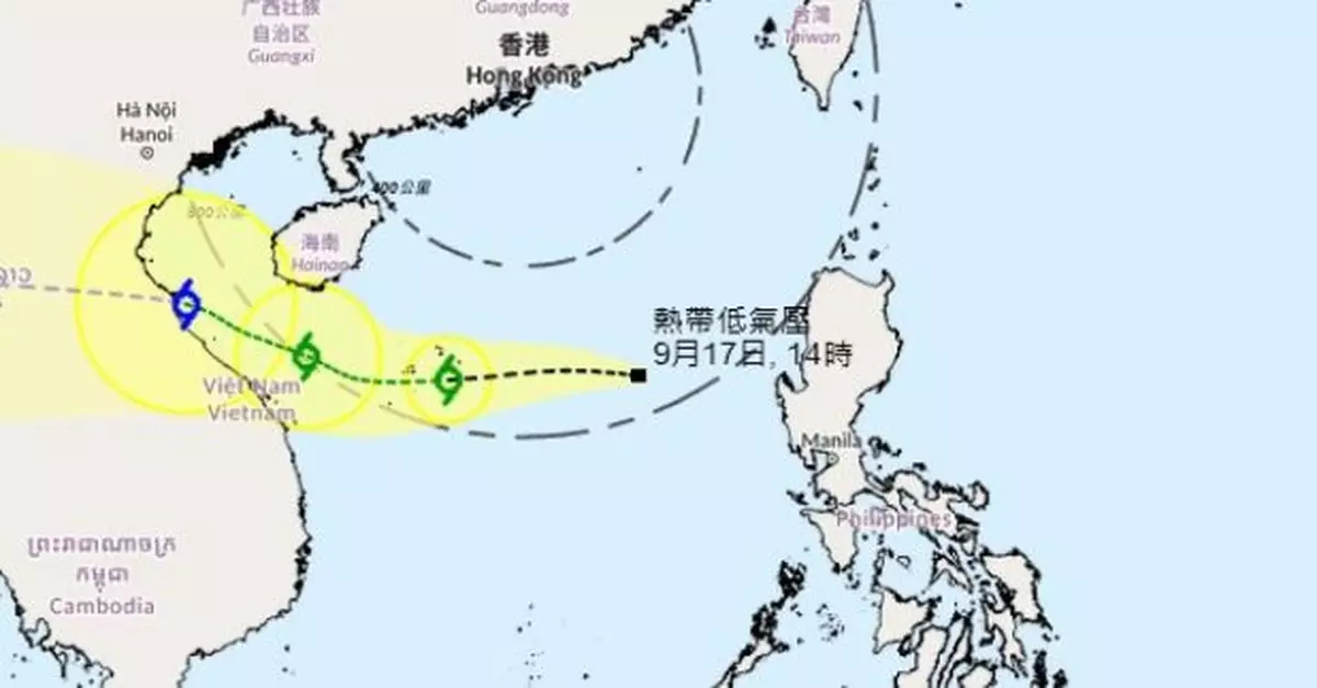 天文台：除非熱帶低氣壓顯著增強　否則需發警告信號機會較低