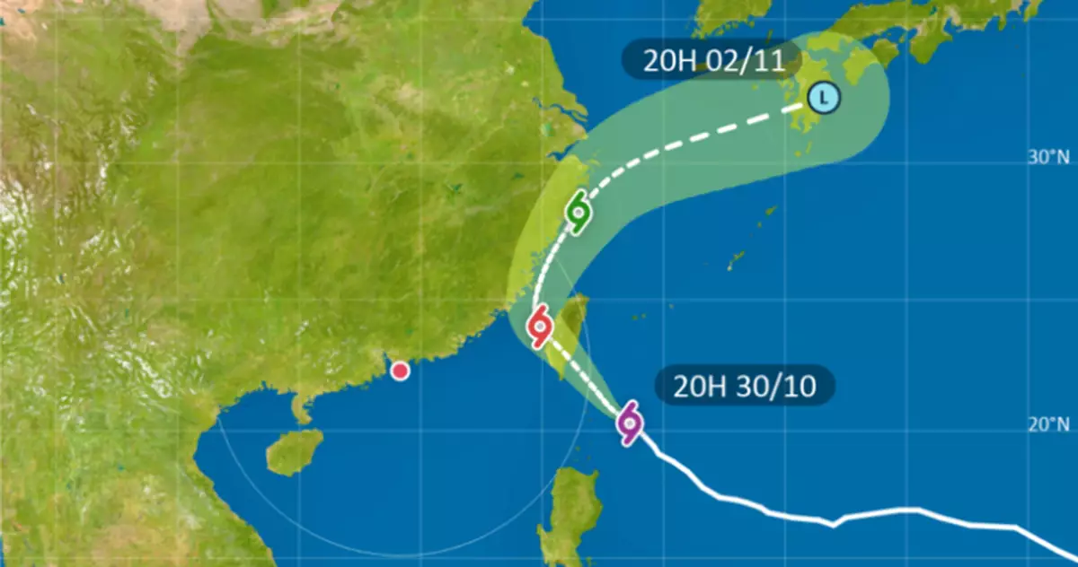 台氣象部門：料「康妮」周四以巔峰姿態在花東到恆春半島一帶登陸