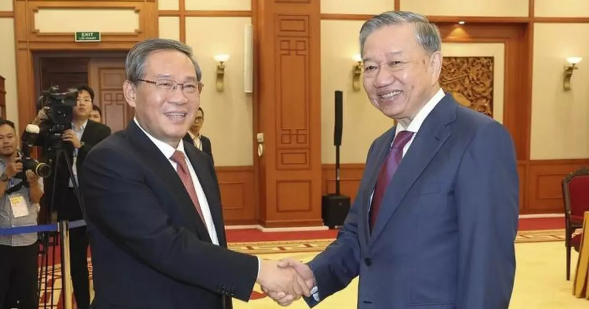 李強會見越共中央總書記蘇林　冀兩國同步推進硬聯通及軟聯通