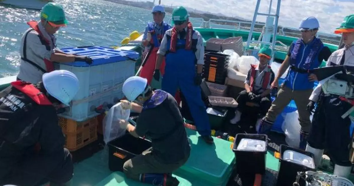 國際原子能機構組織中韓瑞士專家獨立抽取福島海水樣本