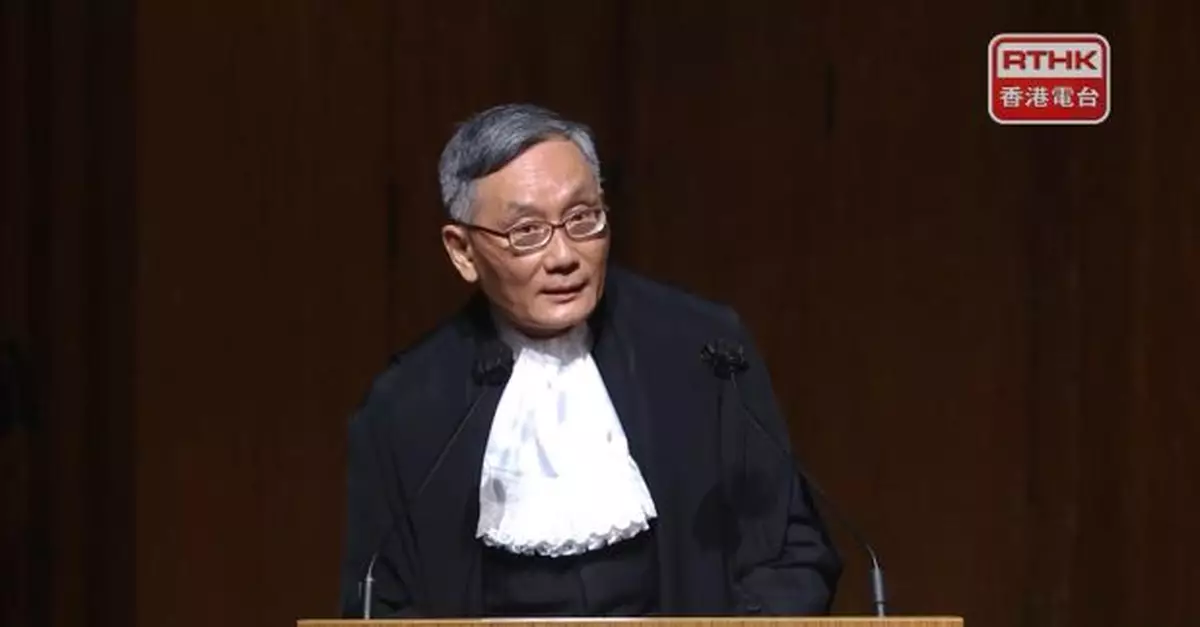 張舉能明日赴吉隆坡出席亞太區首席法官會議