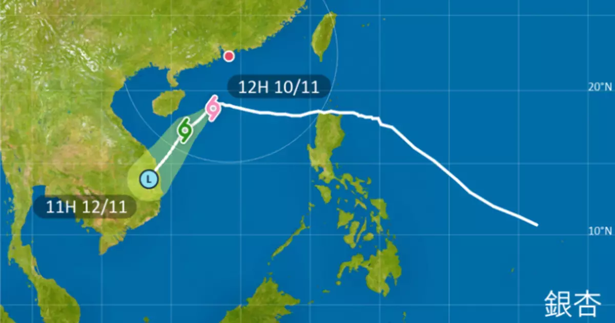 天文台指銀杏逐步遠離 當威脅解除會取消所有風球