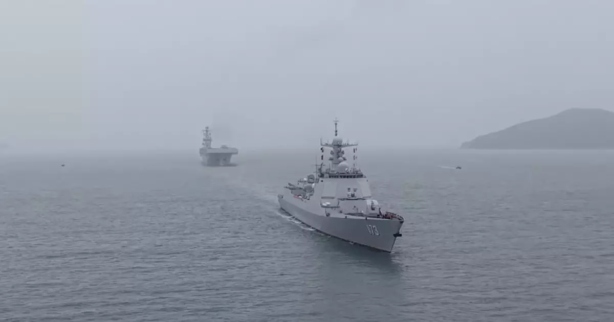 國防部：海軍軍艦訪問香港反響熱烈 解放軍海軍未來將常態化訪港