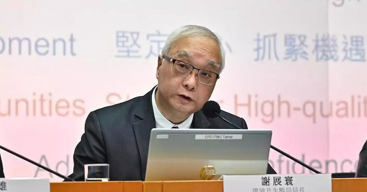 謝展寰 ︰暫緩垃圾徵費 讓市民明白回收重要性