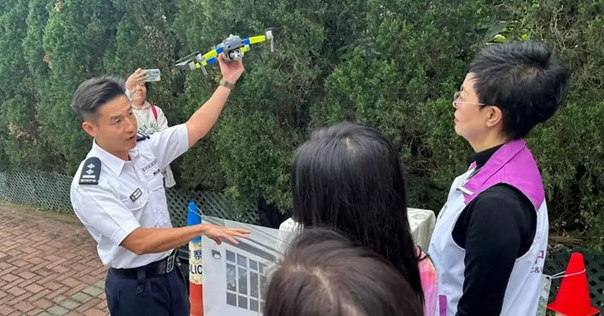 警方山頂反爆竊 使用無人機對賊人匿藏點進行超視距巡邏