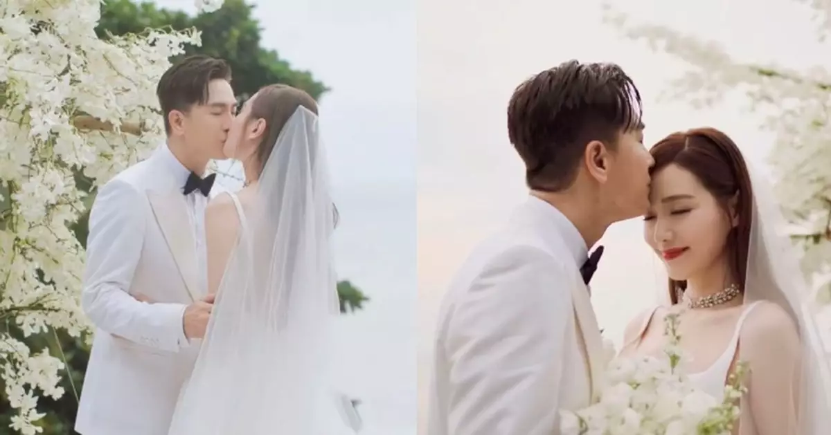 湯洛雯公開婚禮影片賀結婚一周年 馬國明：幸福1周年