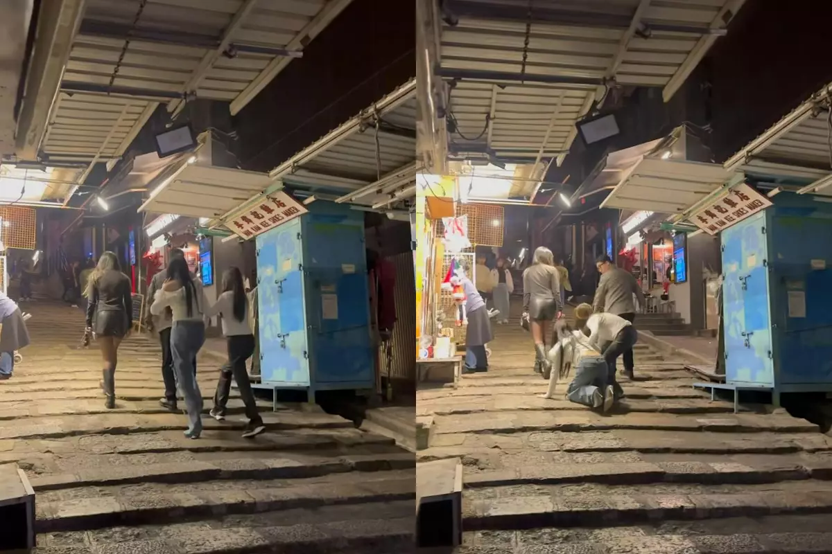 勝利再被目擊現身香港街坊裝漲爆行超市被捕獲