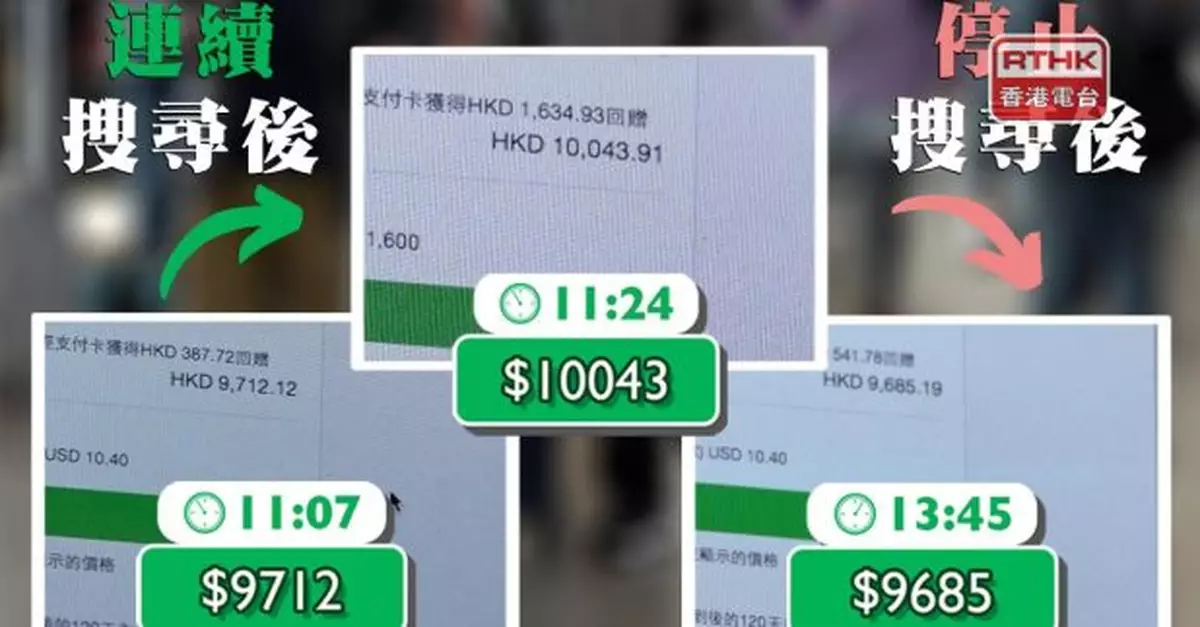 本台實測發現預訂酒店平台網頁版和手機應用程式　價錢相差逾7%