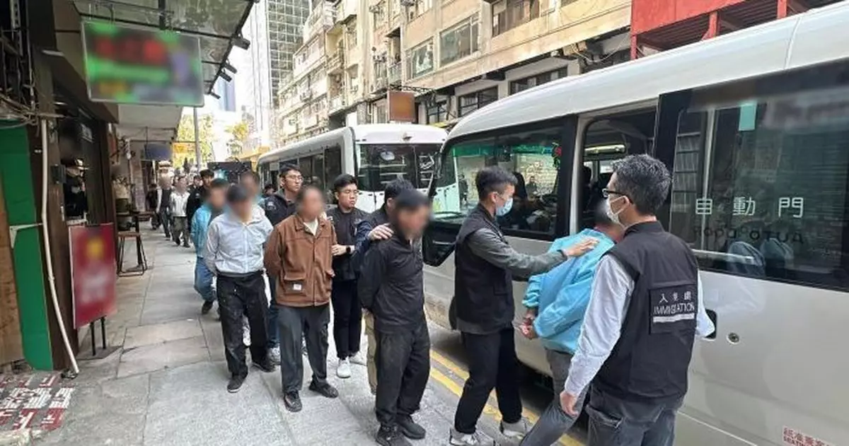 入境處打擊從事裝修的非法勞工   拘捕29人