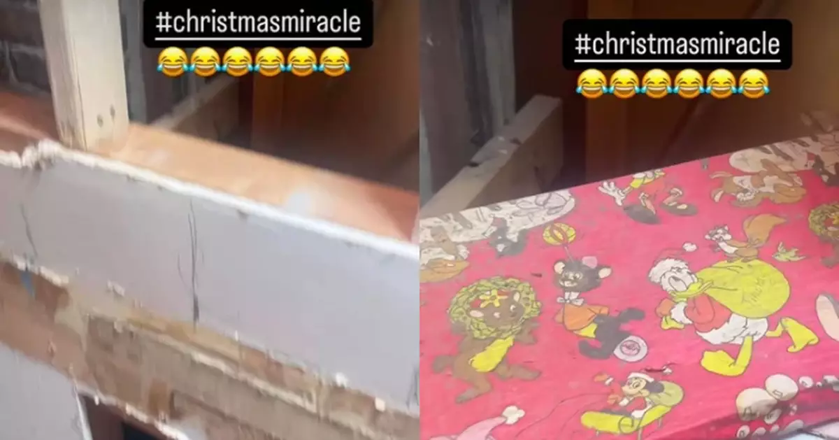 翻修舊居浴室發現塵封46年神秘禮物 美國男見上面寫自己名超意外