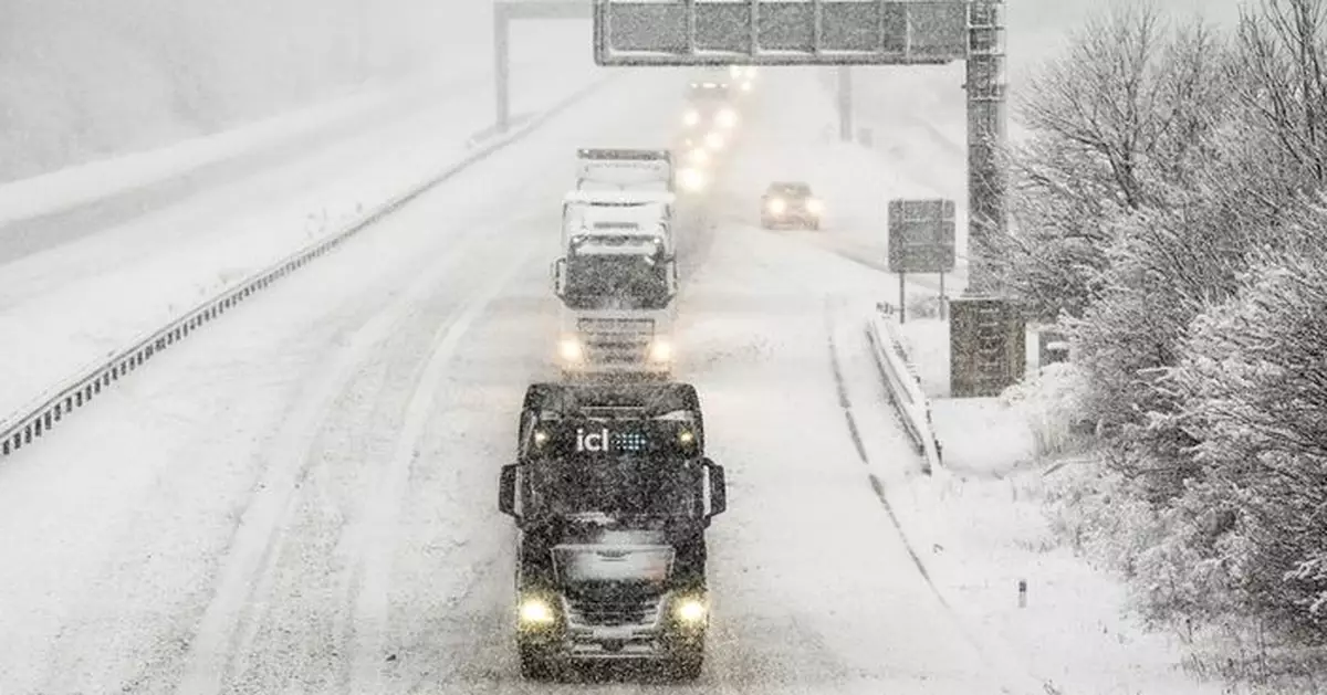 受大雪和凍雨影響 英國及德國等歐洲地區交通混亂