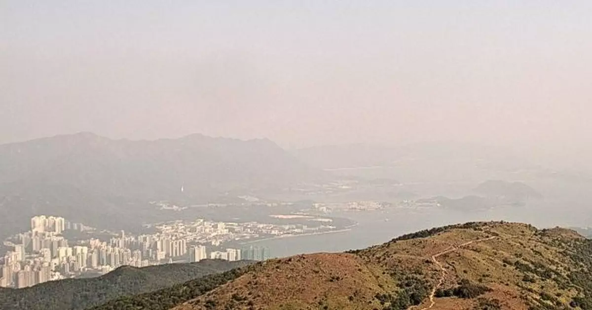 天氣寒冷惟有行山人士稱未發現大帽山有結霜　