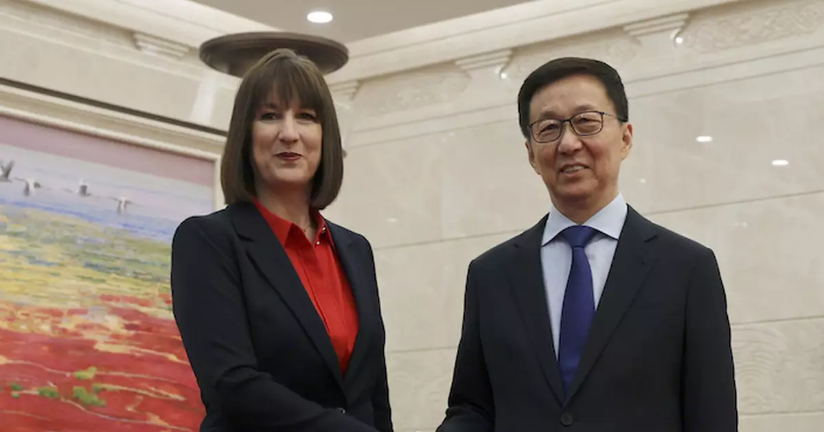 韓正晤英財相李韻晴 稱中英重啟對話能進一步促進兩國經貿合作發展