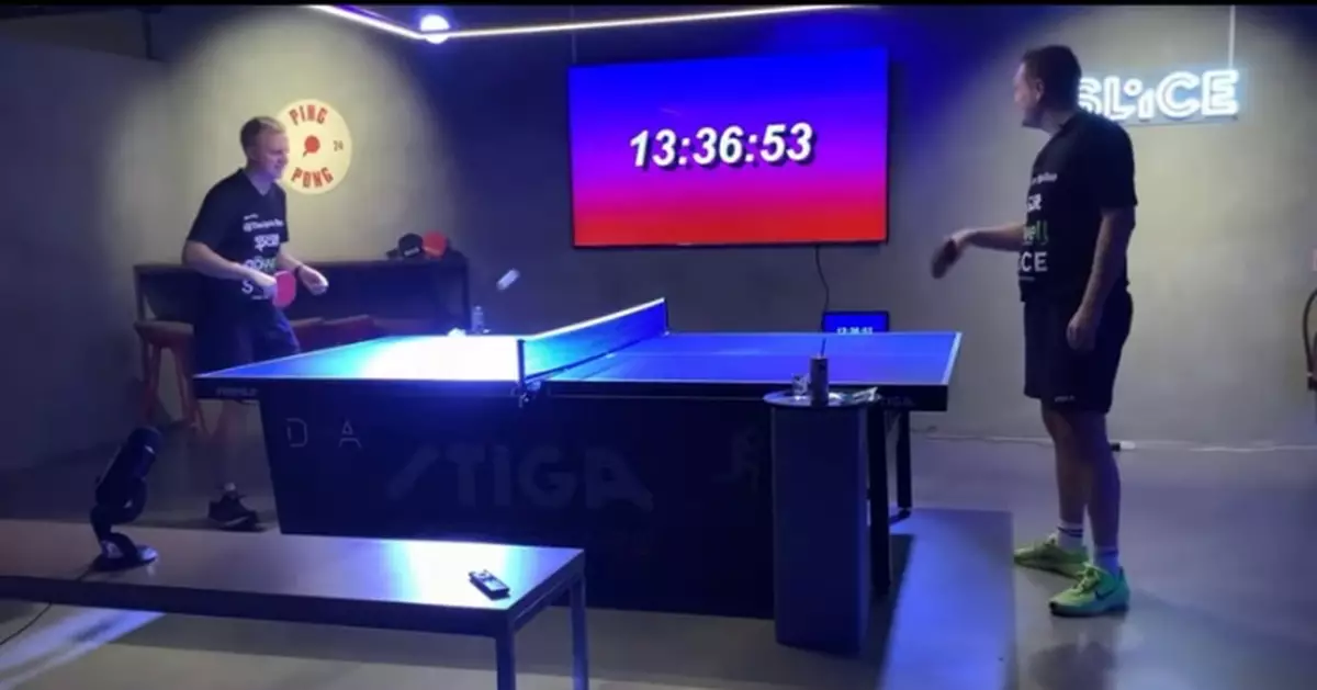 歷4個月訓練 瑞典乒乓球雙人組合對打逾13小時創「最長持續對打」紀錄