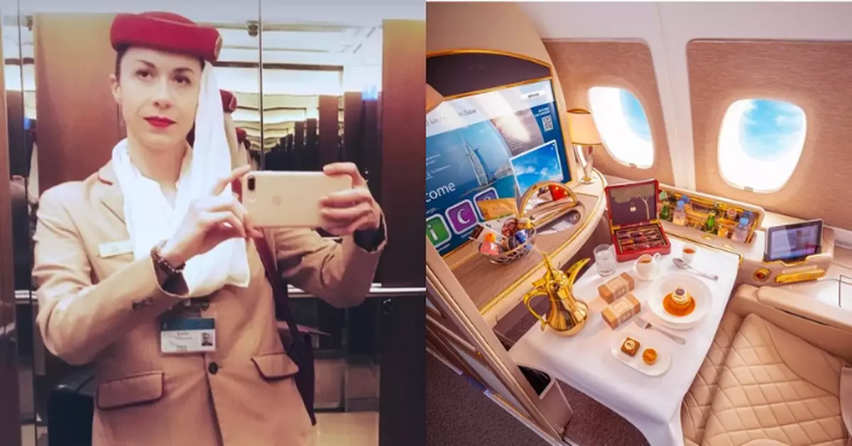 隔半小時「窺視」乘客？ 阿聯酋空服員出書曝頭等艙秘密 面對高空激戰咁應對