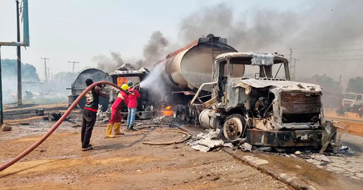 尼日利亞油罐車爆炸18死10傷