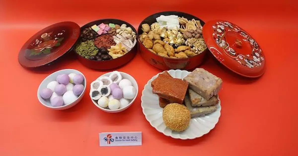 食物安全中心查760個賀年食品樣 僅3個防腐劑或標籤違規