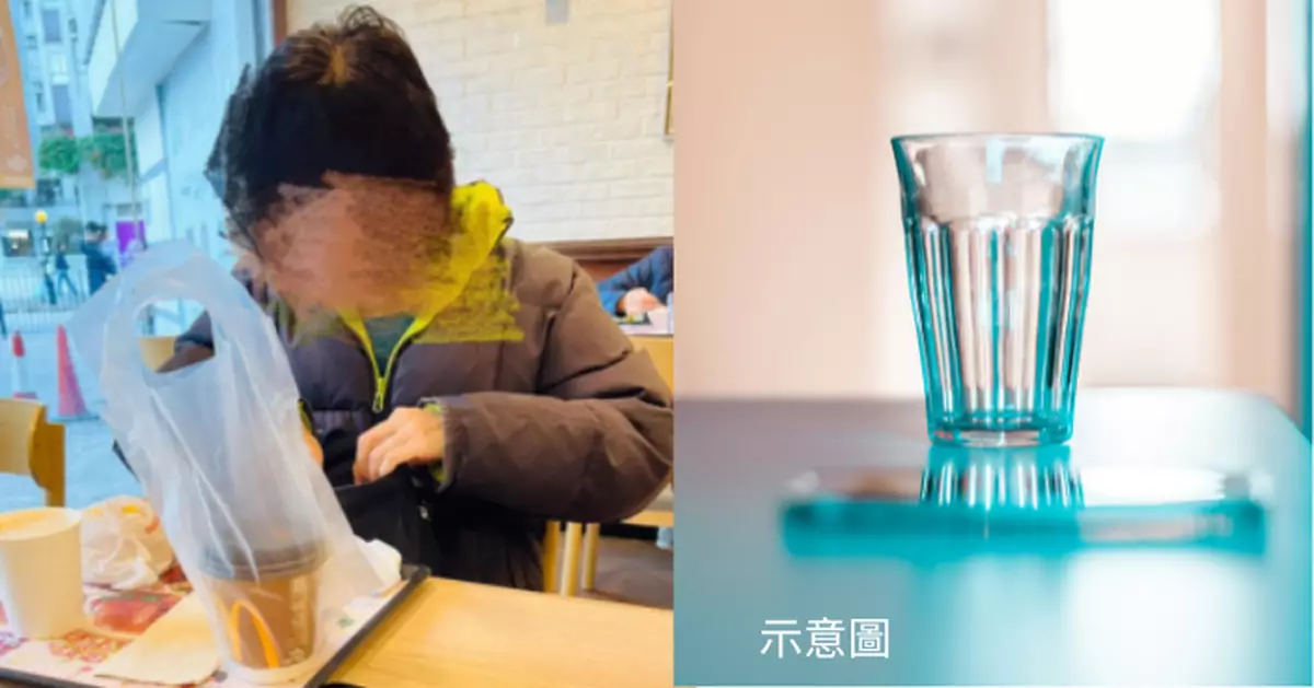 阿伯快餐店白坐霸氣要求送水埋位 另一食客行為更離奇  網民紛嘆：飲食業難做