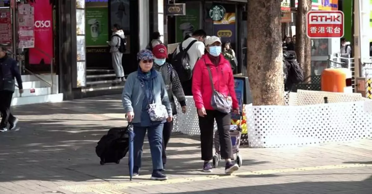 天文台預測本港未來一兩日早上持續寒冷