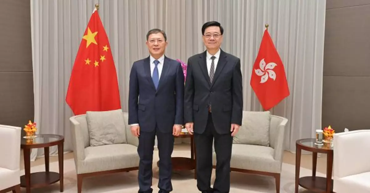 李家超稱積極推動「港資港法」「港資港仲裁」助力大灣區發展