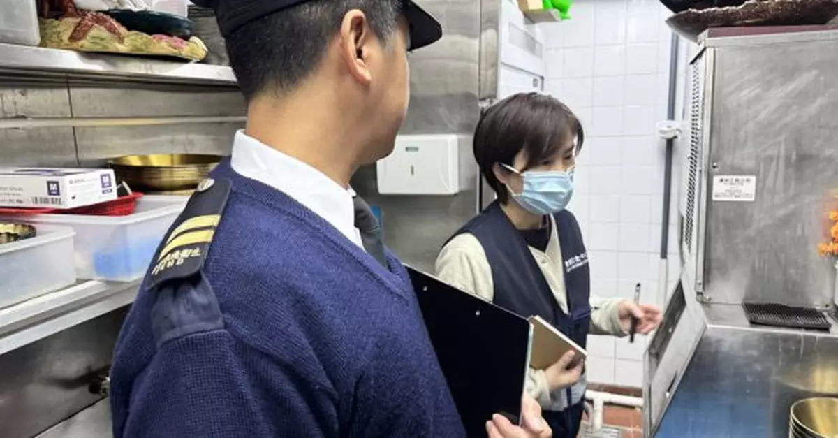 食環署巡查逾4500間食物業處所　提出警告糾正建議及9宗檢控