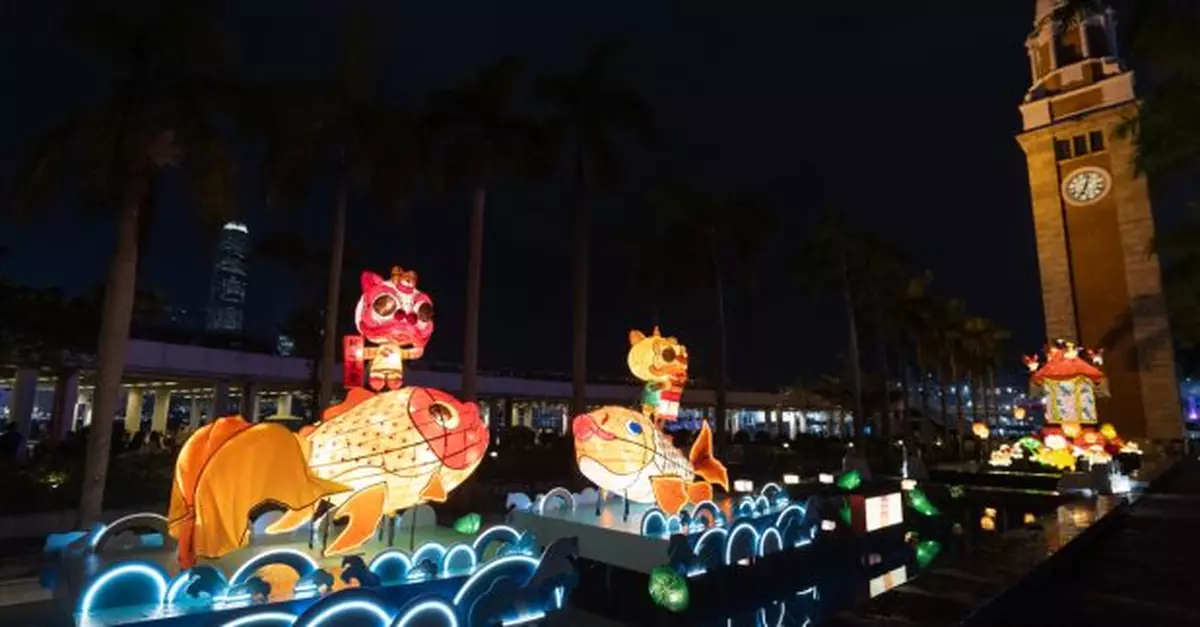 文化中心露天廣場春節綵燈展　展出6米高大型宮燈及傳統年畫花燈