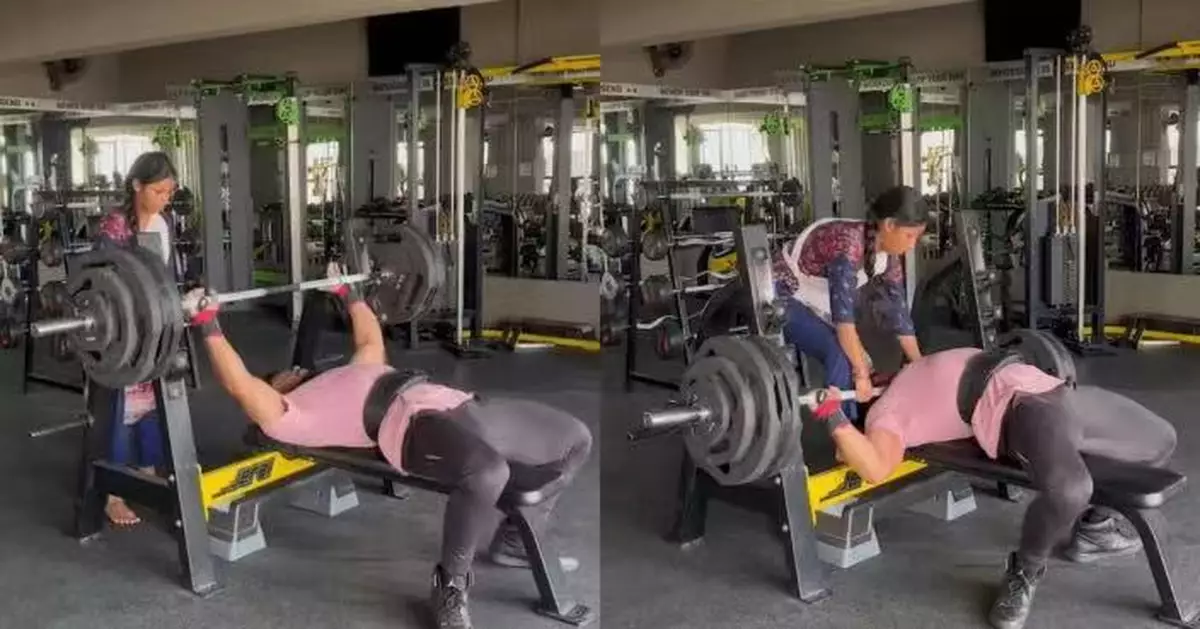 健身房做臥推失手 男健身網紅遭165KG槓鈴壓頸險窒息