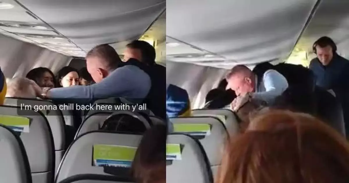 男乘客突失控襲擊前座女乘客 阿拉斯加航空空服員「連環出拳」英勇制伏