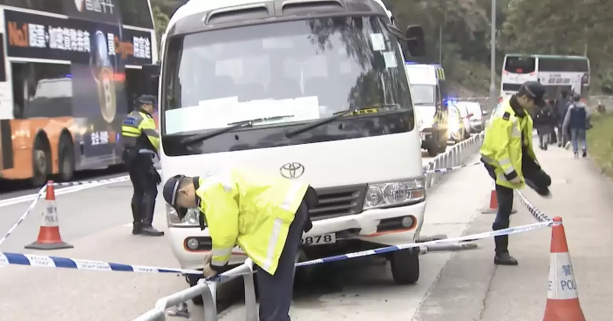 馬鞍山校巴疑失控撞欄 78歲男司機無表面傷昏迷送院亡