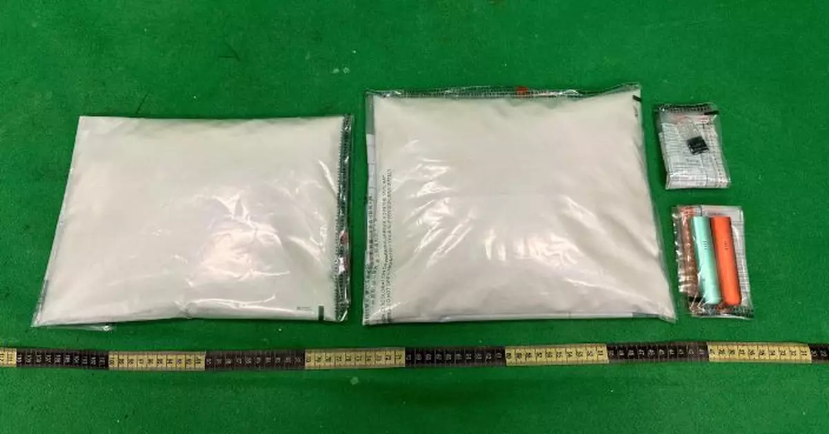 機場檢320萬元太空油毒品 海關屯門拘47歲男子