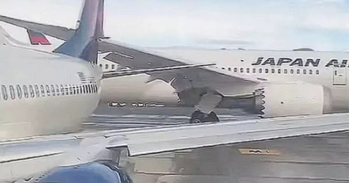 西雅圖機場日航與達美航空客機發生擦撞 無人傷