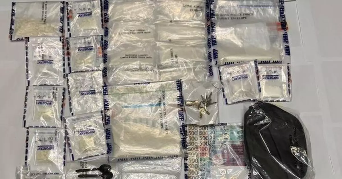 警方旺角搗破毒品儲存倉拘3人 檢獲市值約132萬元毒品
