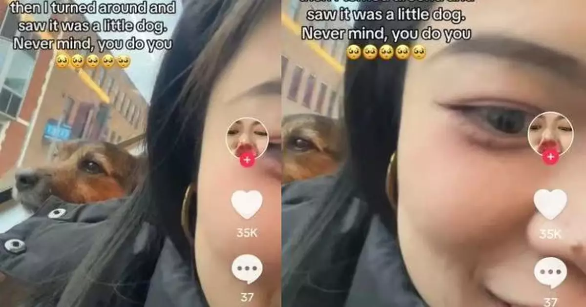 搭巴士被後座乘客「騷擾」感不悅 女子回頭欲理論見「牠」即消氣