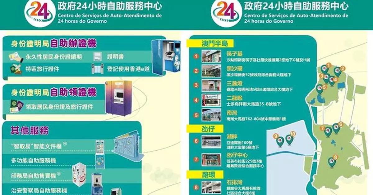 三盞燈政府24小時自助服務中心今啟用