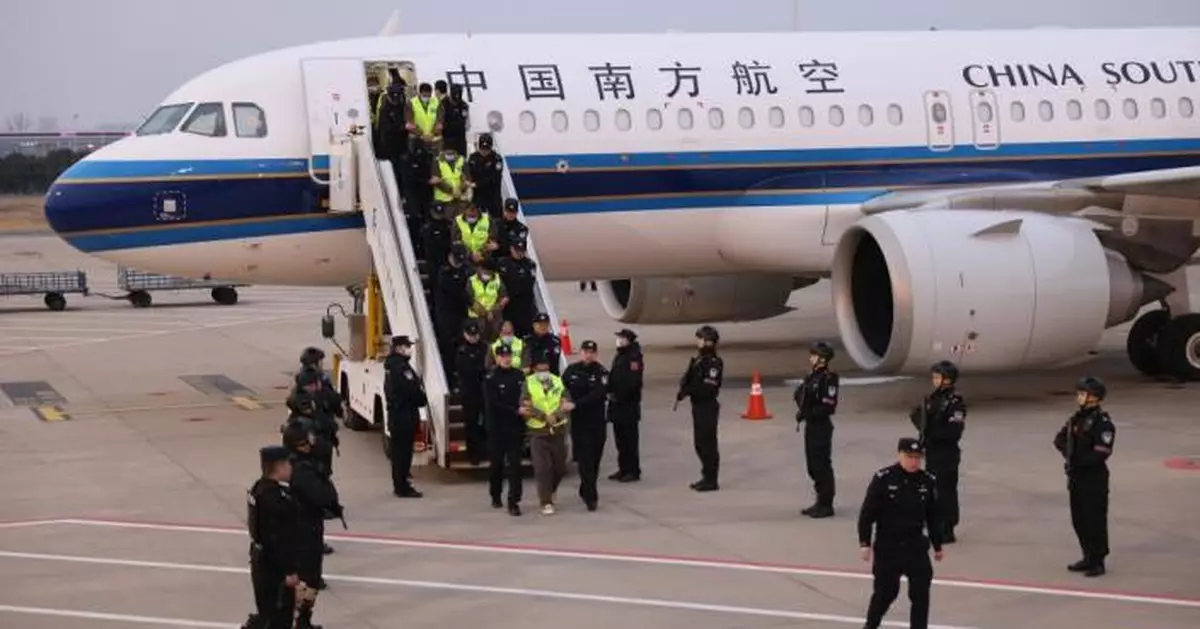 緬甸遣返移交來自電詐園區111名非法入境中國籍人員