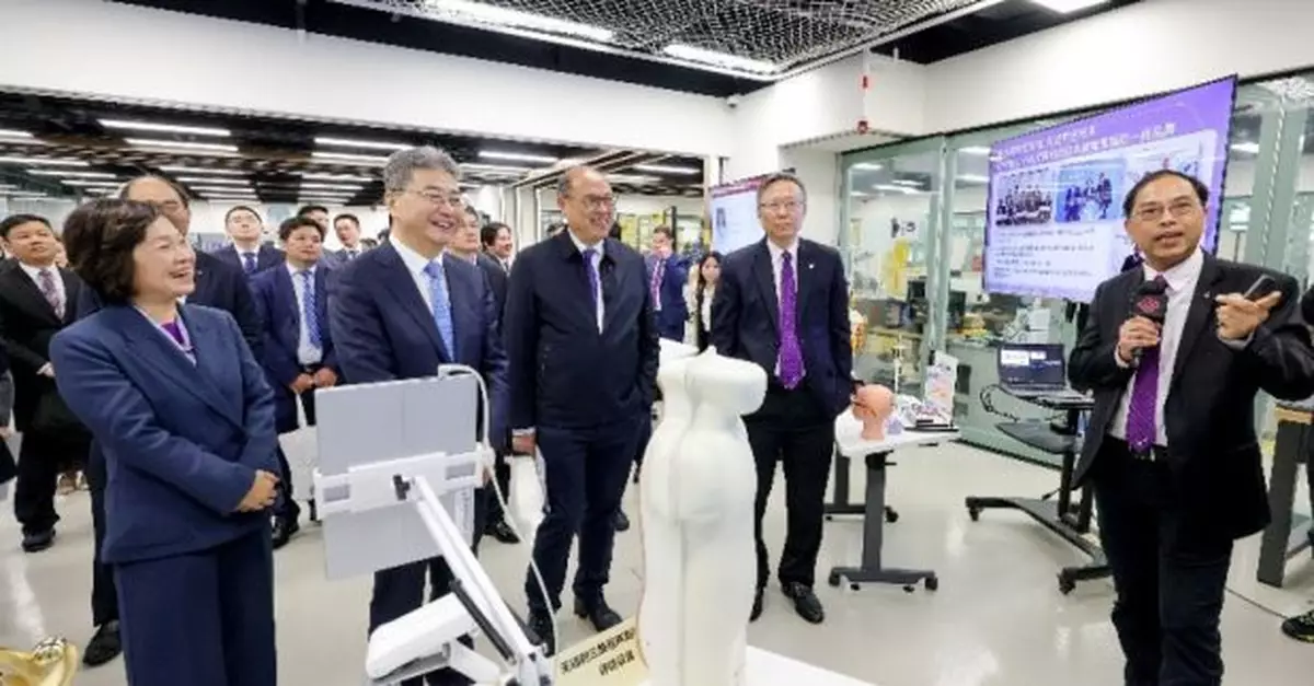 國家教育部稱理大具備優厚條件參與大灣區醫學轉移轉化工作