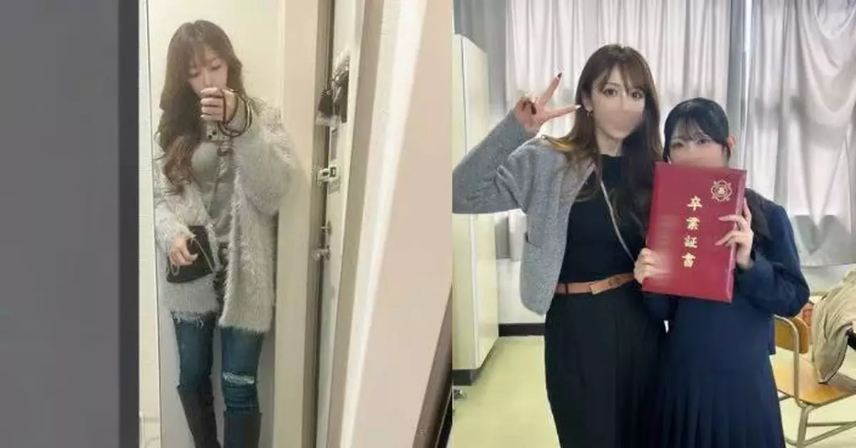 和18歲女兒同框宛若姐妹 日5孩媽曬合照獲讚顏值逆齡