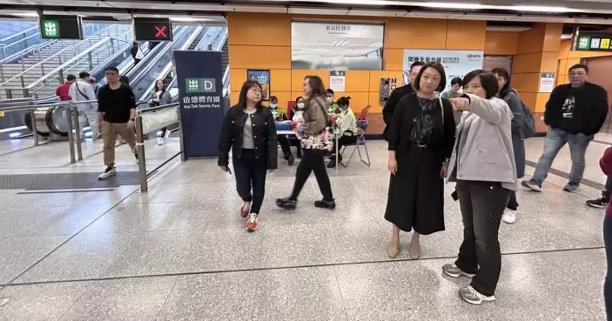 李頌恩到啟德體育園 了解園區一帶交通及客流管理措施