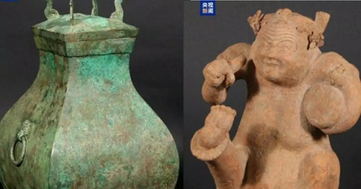 美國向中國返還41件文物藝術品 屬新石器時代至清代