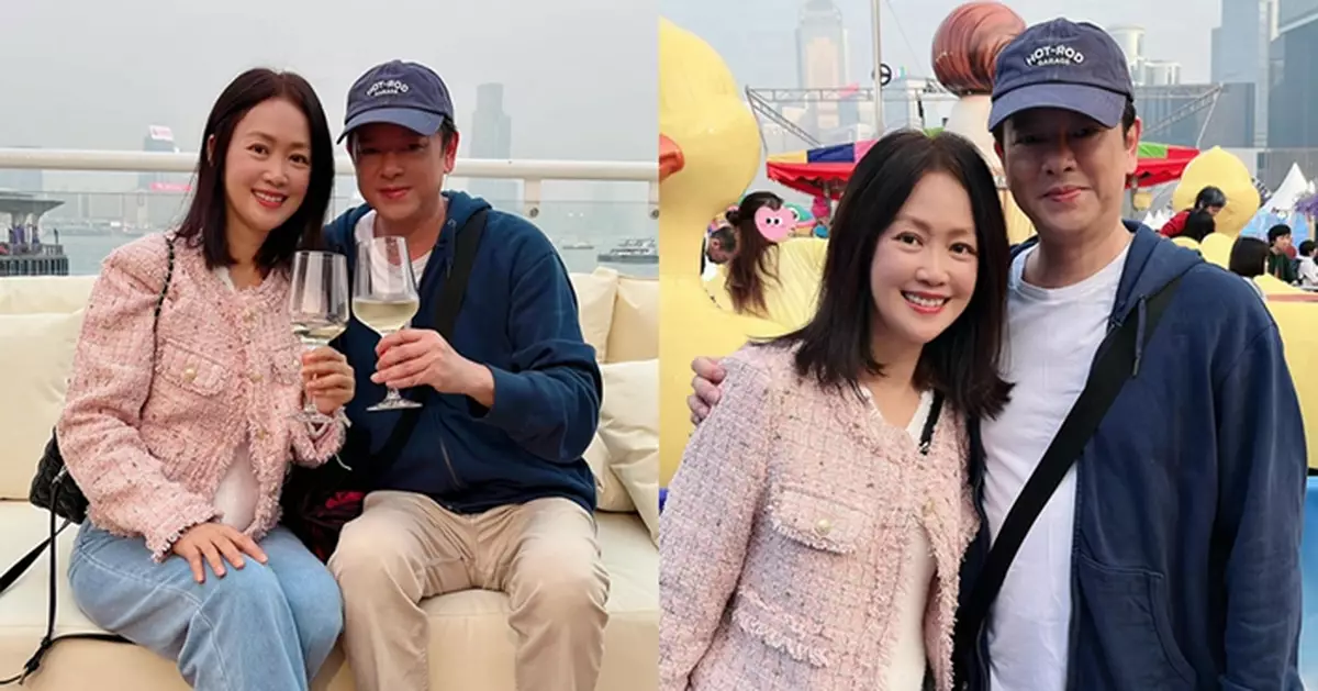 梁小冰與陳嘉輝結婚25週年  曬合照一齊到嘉年華玩超盡興
