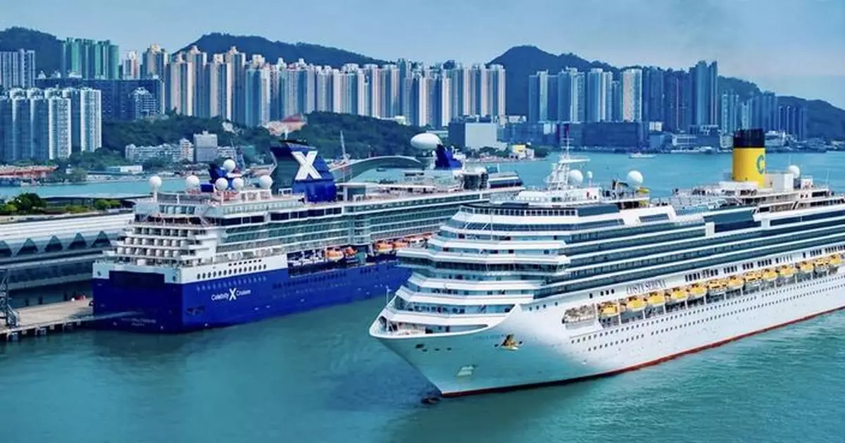 3月17艘大型郵輪泊港 羅淑佩：本周末4船同靠碼頭吸5,400旅客登岸