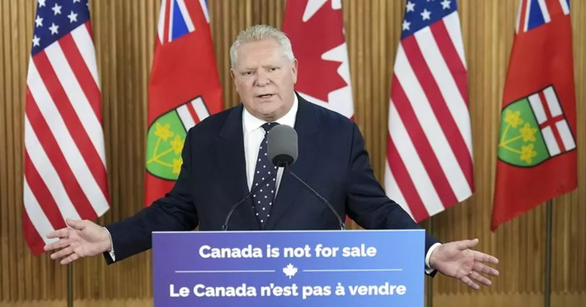 特朗普叫停美加貿易談判後   安大略省宣布暫停播放反關稅廣告